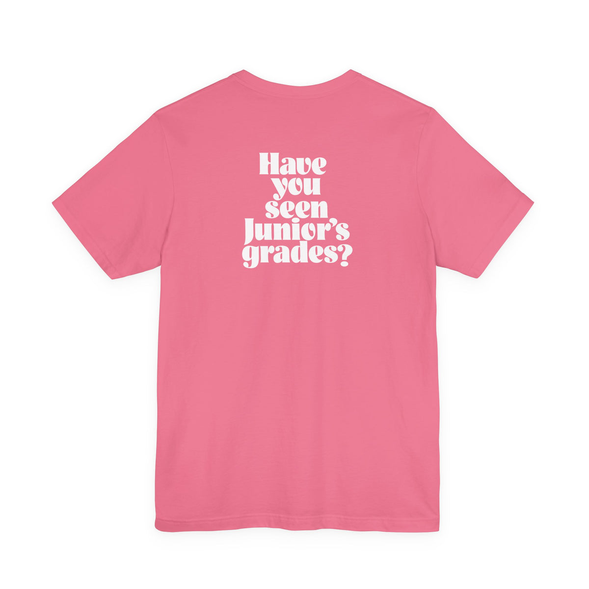 Have you seen Junior's grades? F/B Logo Right