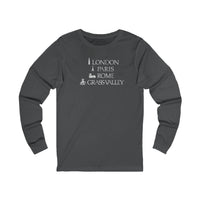 London Paris Rome Grass Valley Long Sleeve Tee