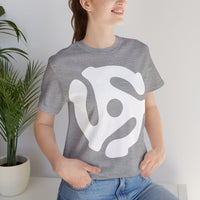 45rpm Record Adapter Large White