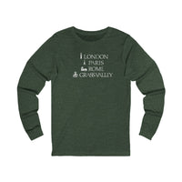 London Paris Rome Grass Valley Long Sleeve Tee