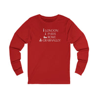 London Paris Rome Grass Valley Long Sleeve Tee