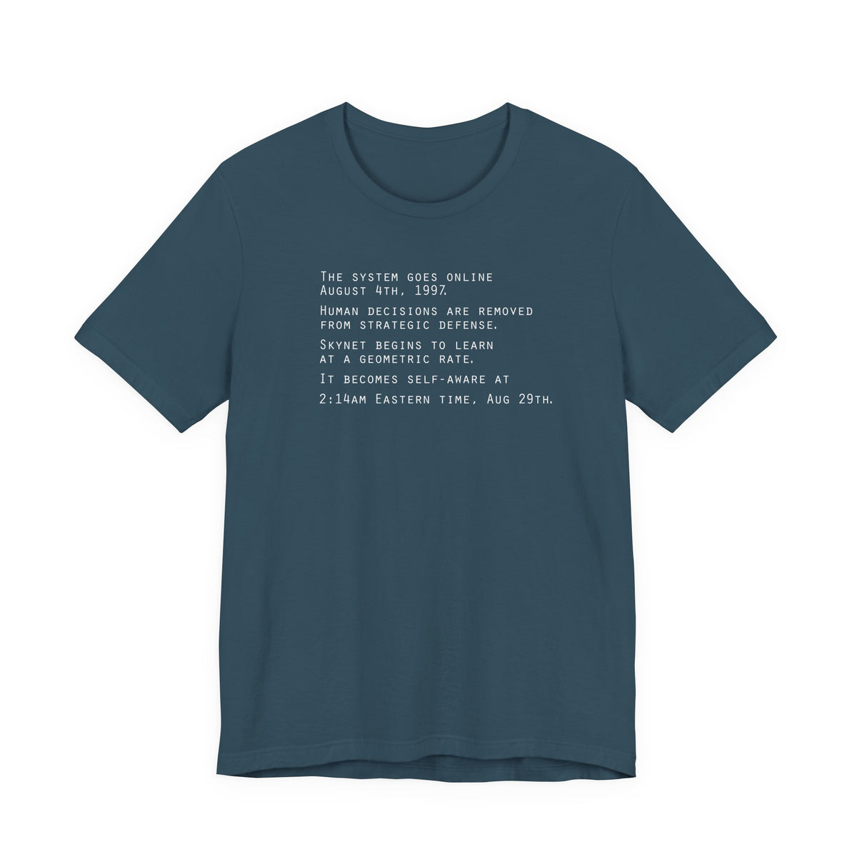 The system goes online Aug. 4, 1997 (Skynet)