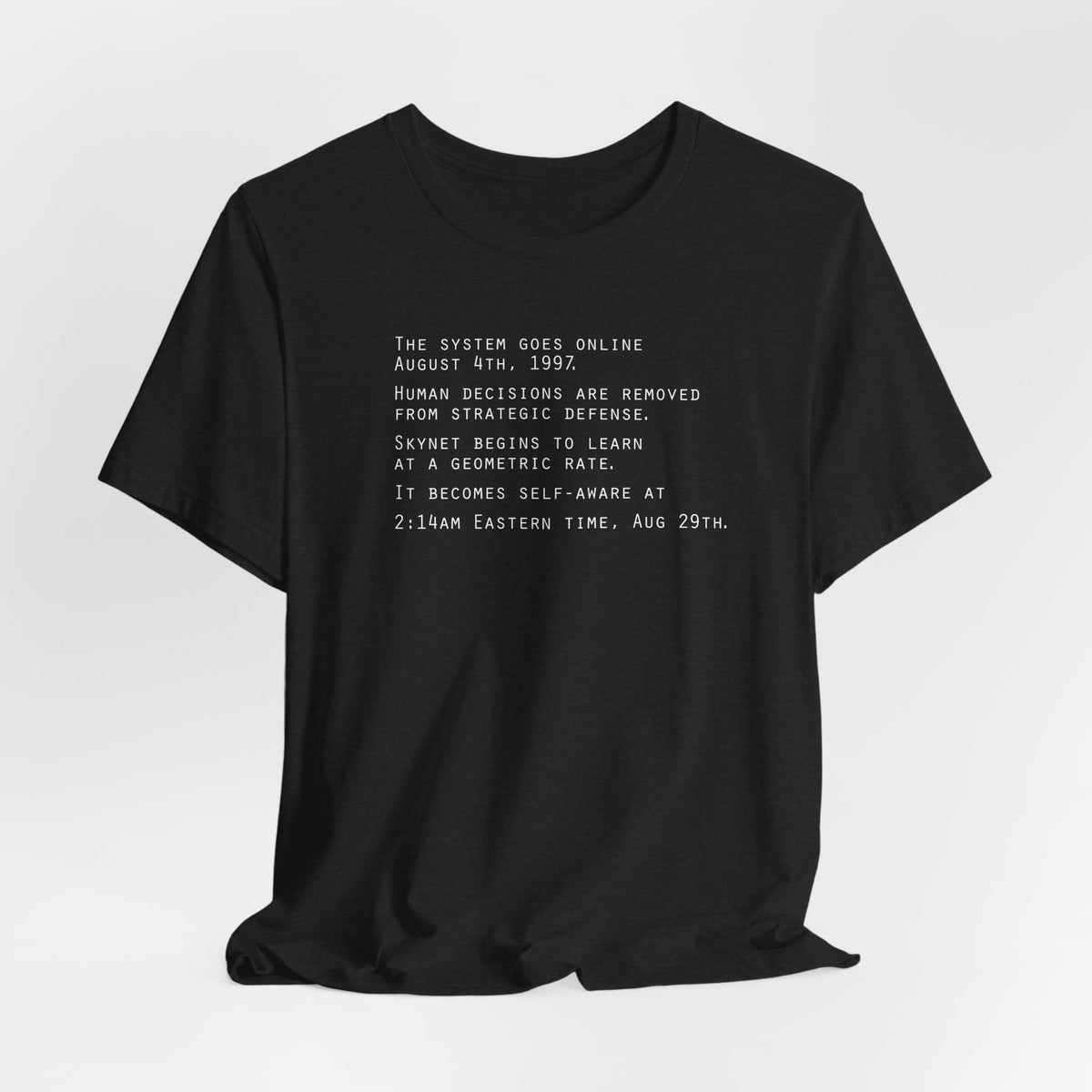 The system goes online Aug. 4, 1997 (Skynet)