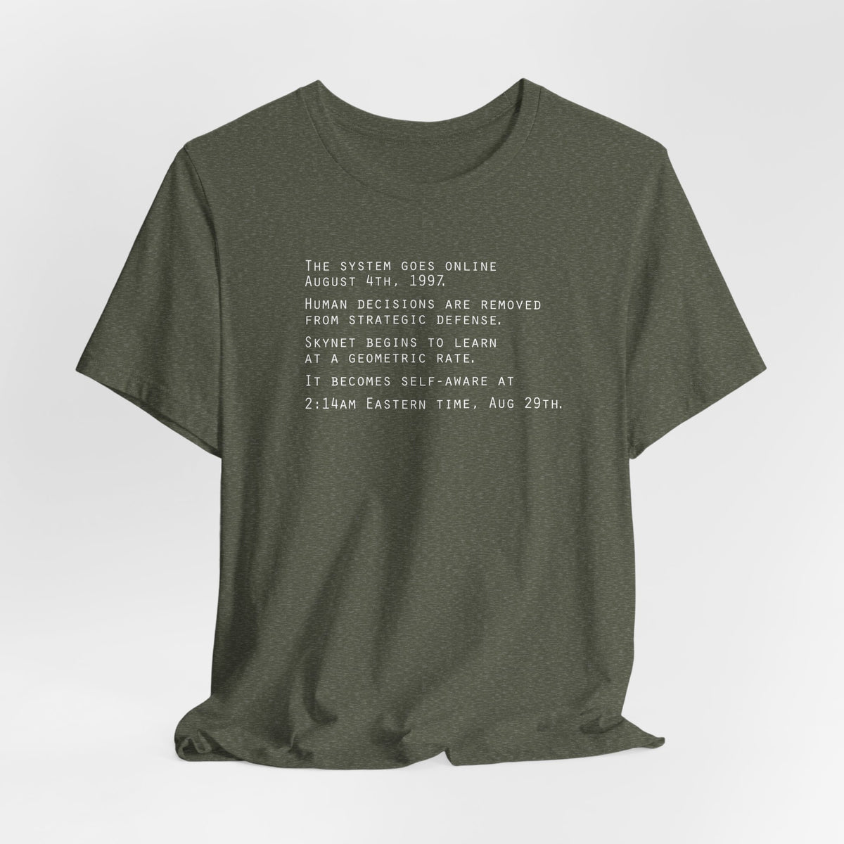 The system goes online Aug. 4, 1997 (Skynet)