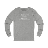 London Paris Rome Grass Valley Long Sleeve Tee