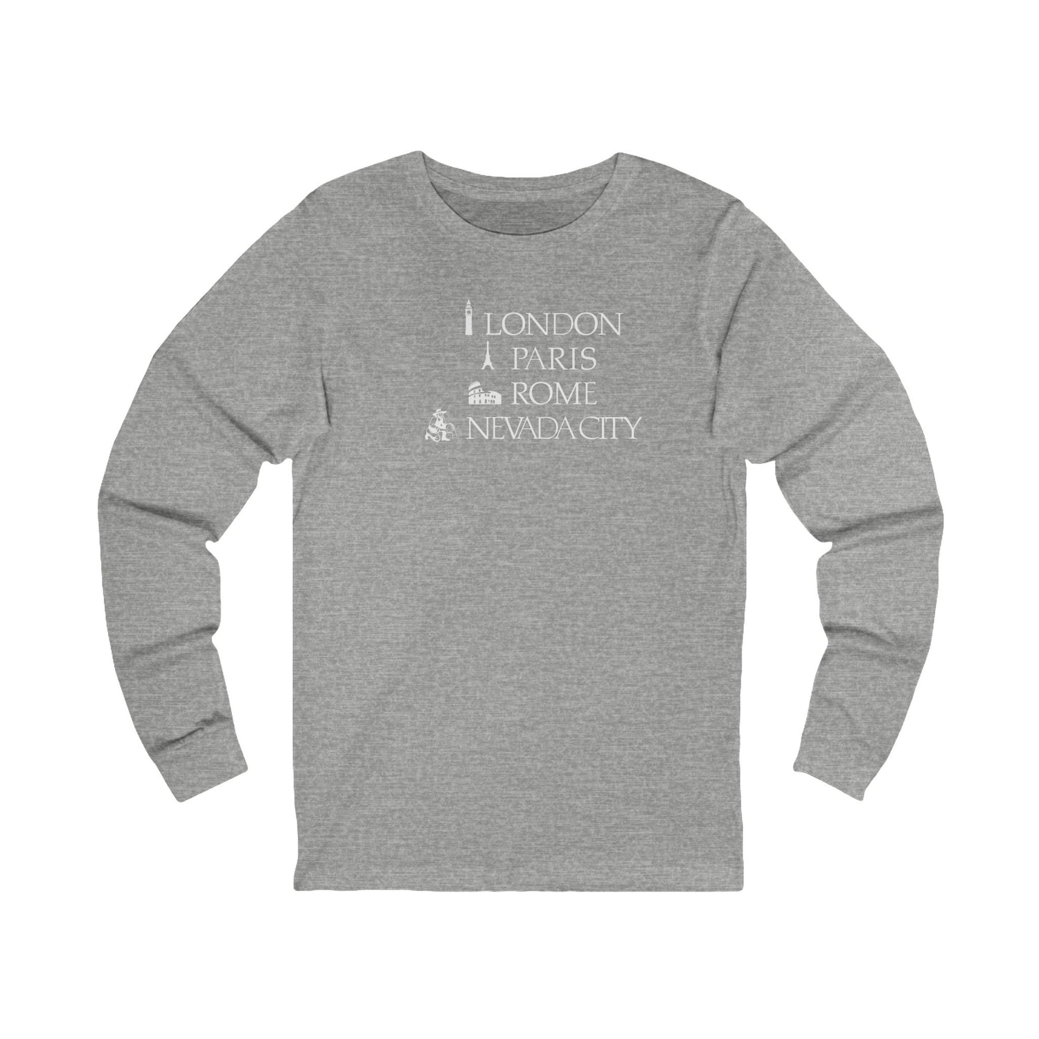 London Paris Rome Nevada City Long Sleeve Tee