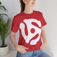 45rpm Record Adapter Large White