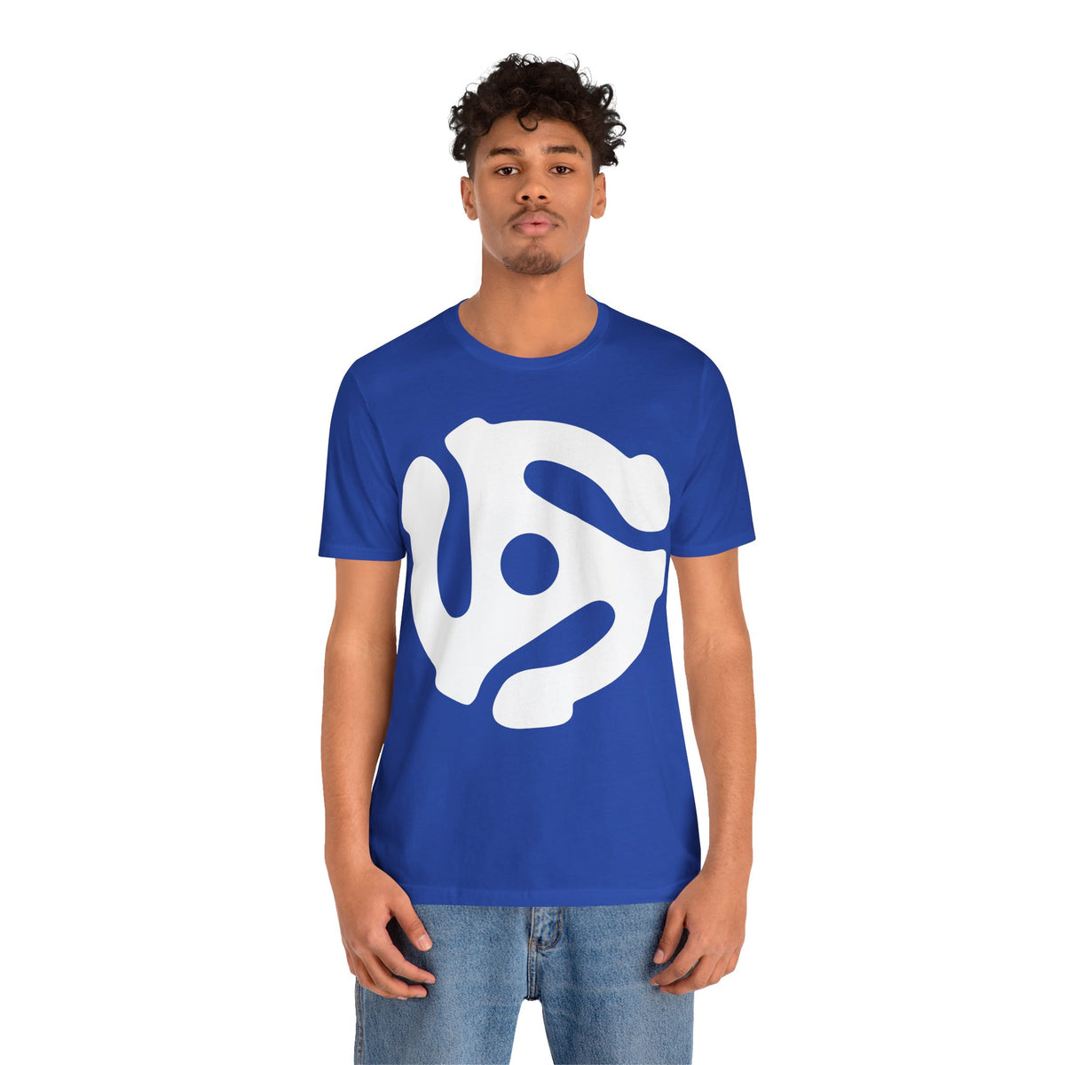 45rpm Record Adapter Large White