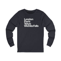London Paris Tokyo Wichita Falls Long Sleeve TShirt