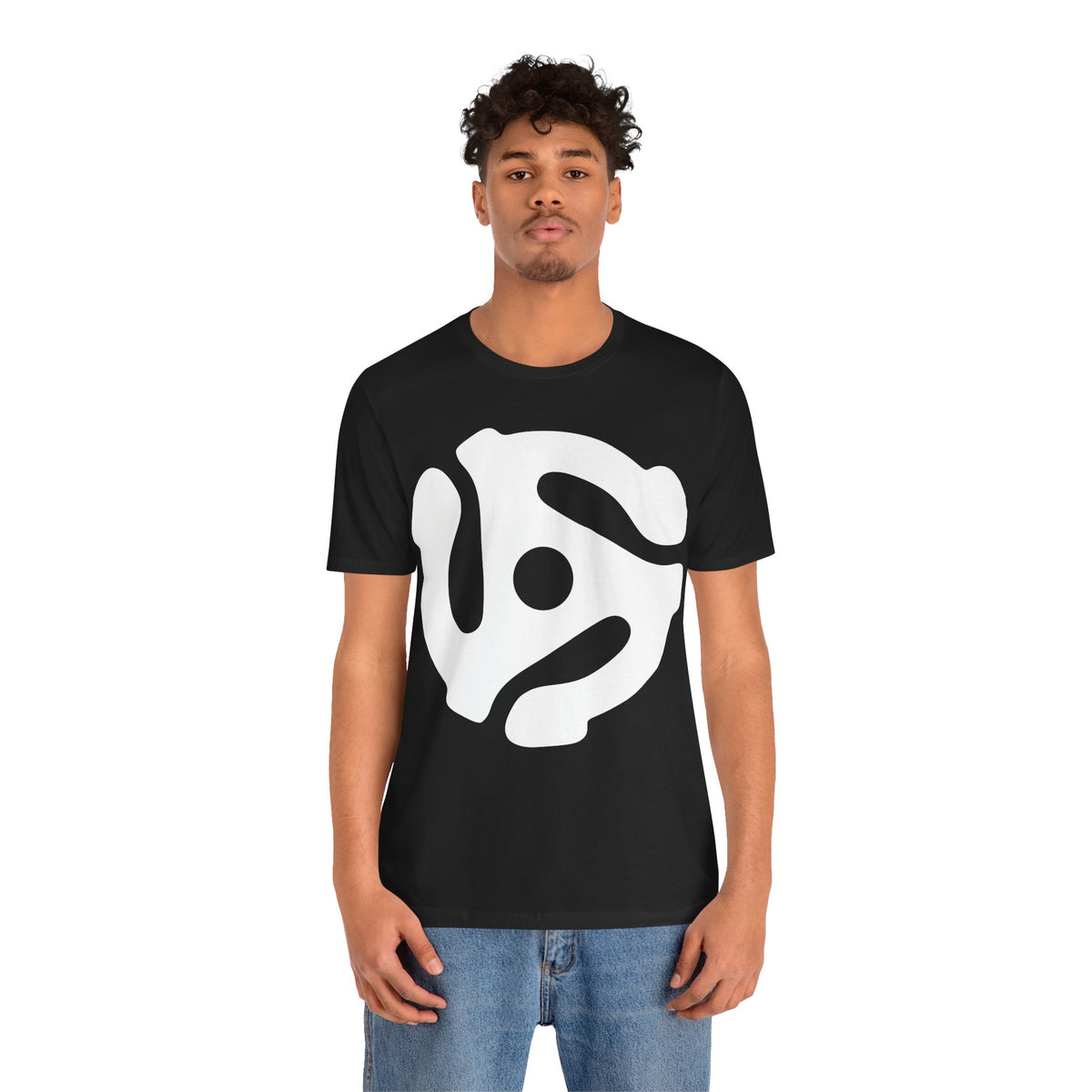 45rpm Record Adapter Large White