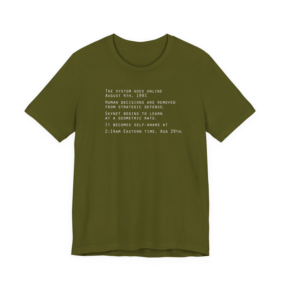 The system goes online Aug. 4, 1997 (Skynet)