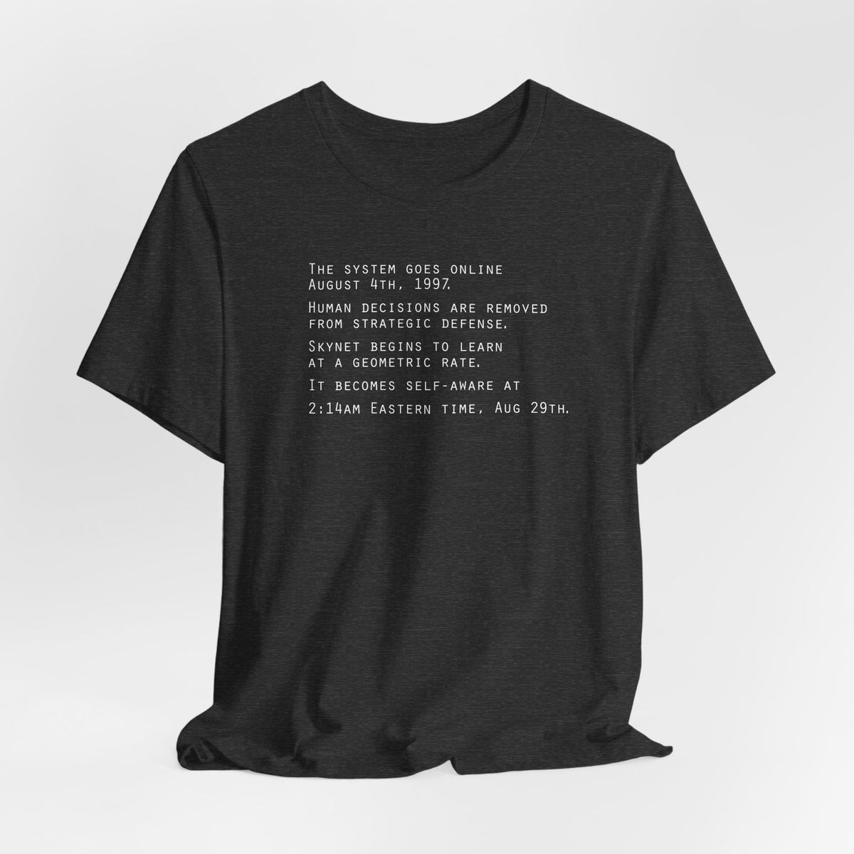 The system goes online Aug. 4, 1997 (Skynet)