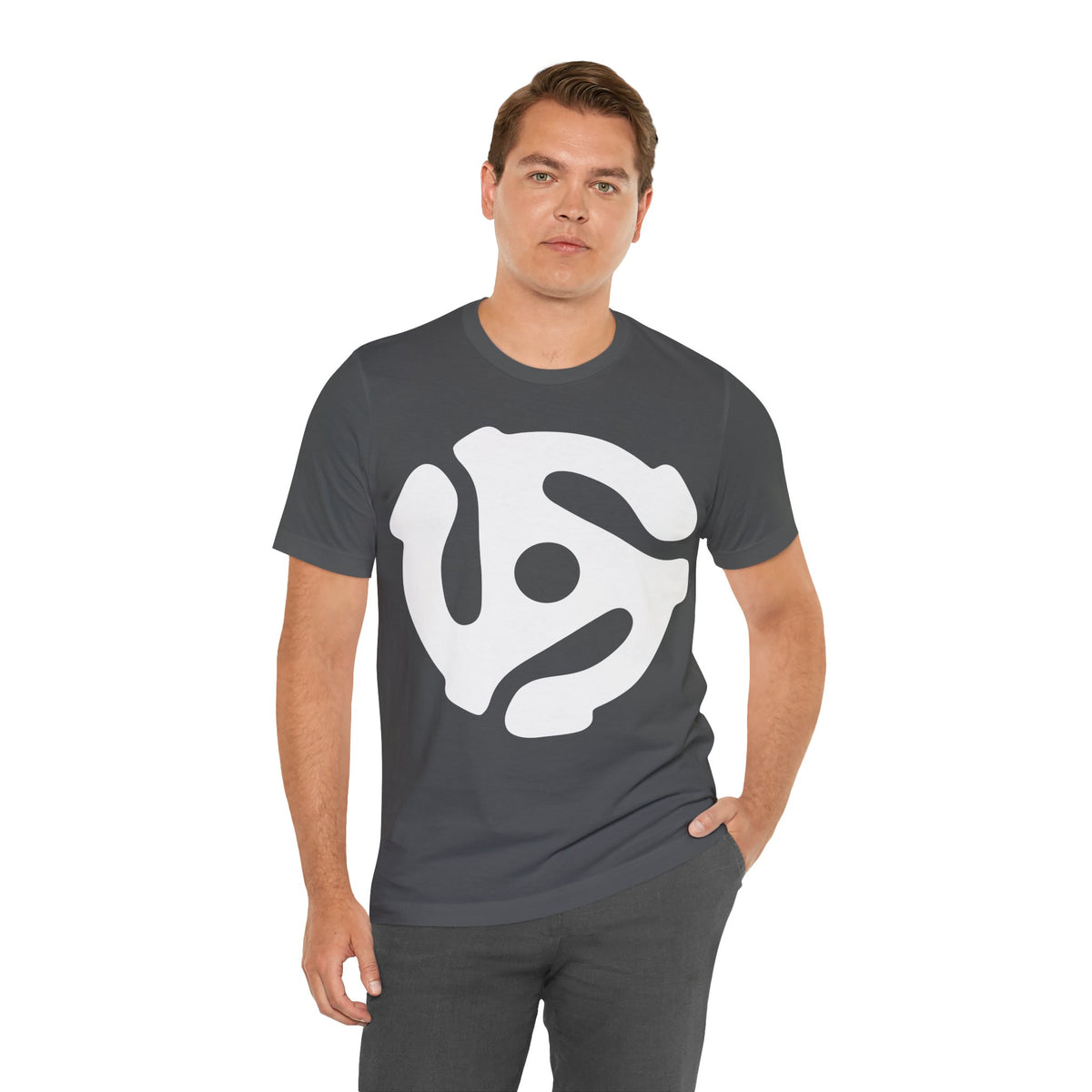 45rpm Record Adapter Large White