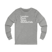 London Paris Tokyo Wichita Falls Long Sleeve TShirt