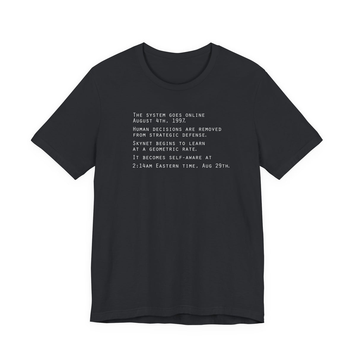 The system goes online Aug. 4, 1997 (Skynet)