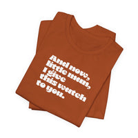 And now little man I give this watch to you