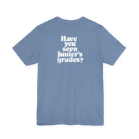Have you seen Junior's grades? F/B Logo Right