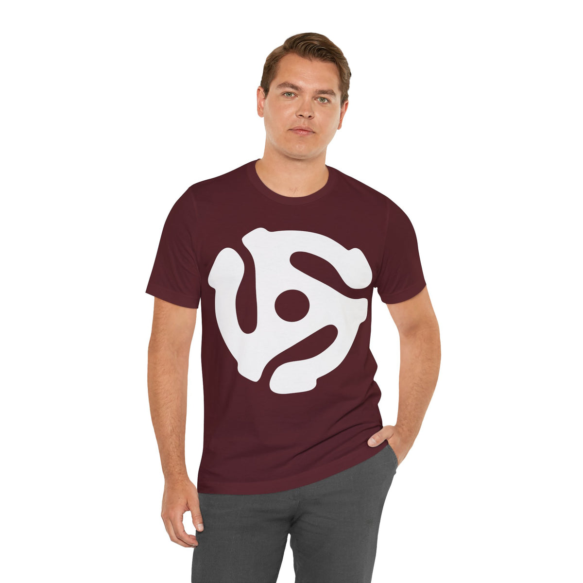 45rpm Record Adapter Large White