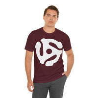 45rpm Record Adapter Large White