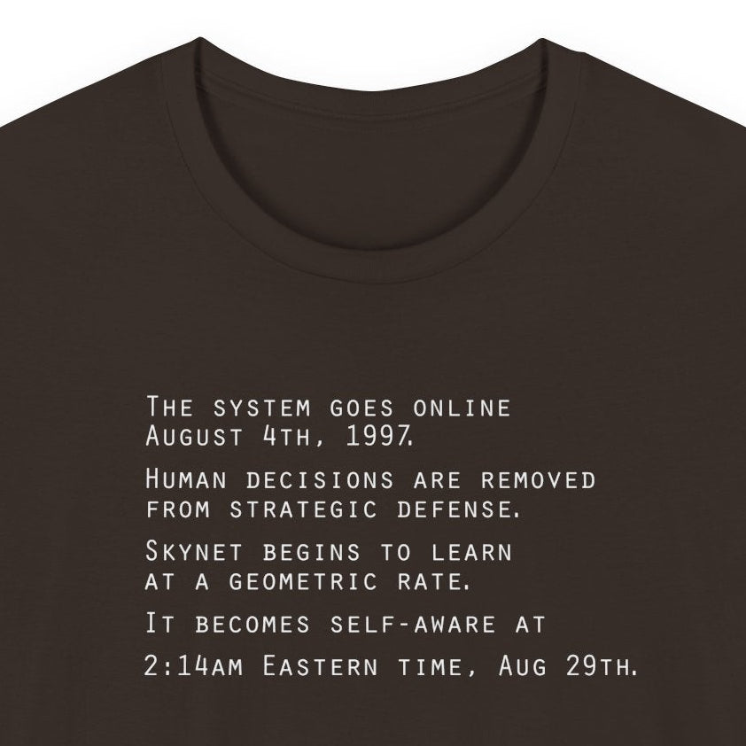 The system goes online Aug. 4, 1997 (Skynet)