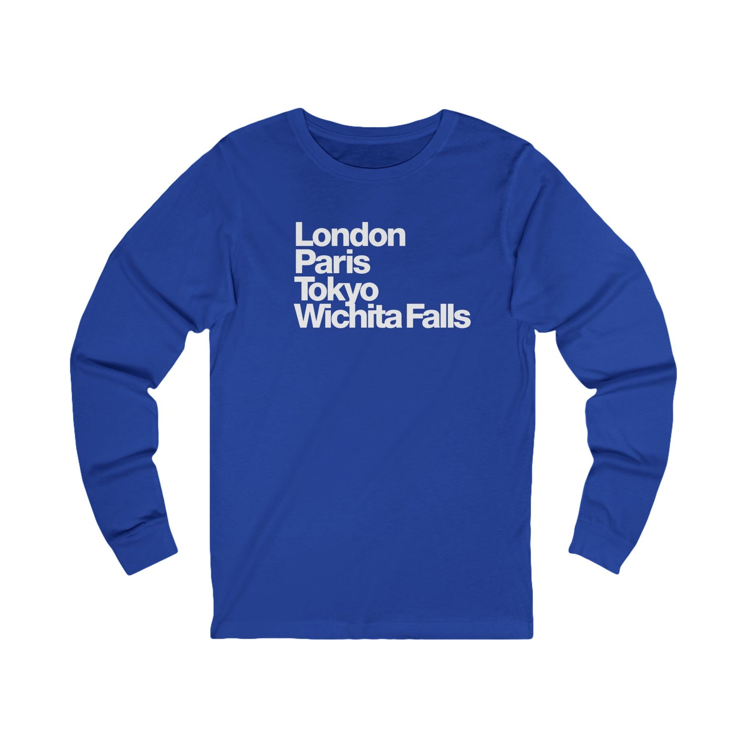 London Paris Tokyo Wichita Falls Long Sleeve TShirt