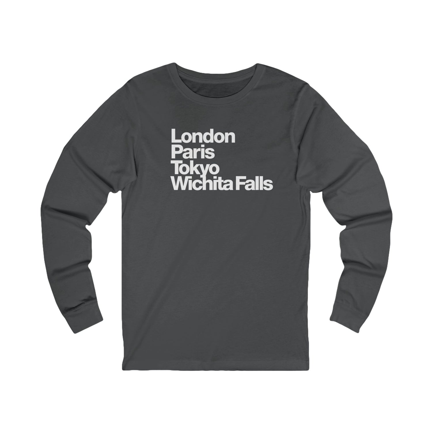 London Paris Tokyo Wichita Falls Long Sleeve TShirt