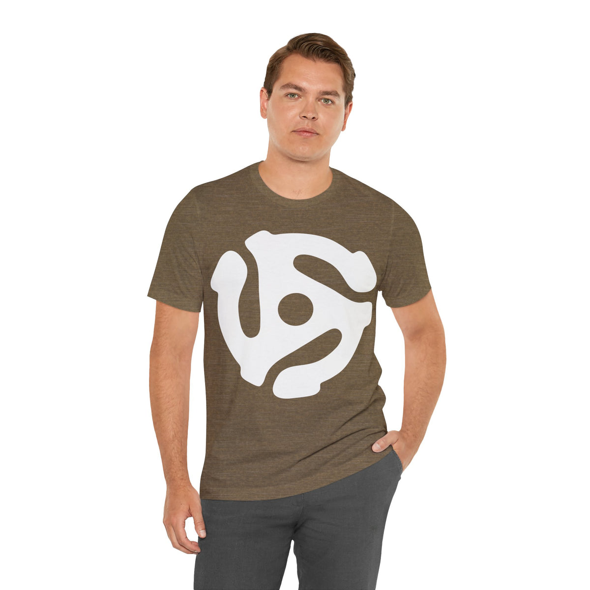 45rpm Record Adapter Large White