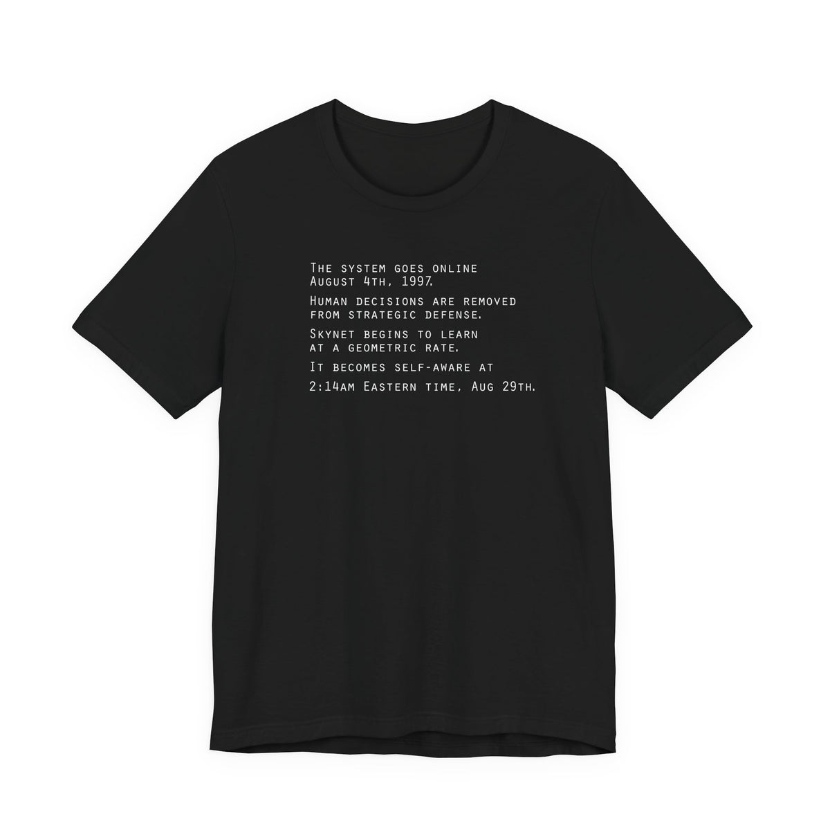 The system goes online Aug. 4, 1997 (Skynet)