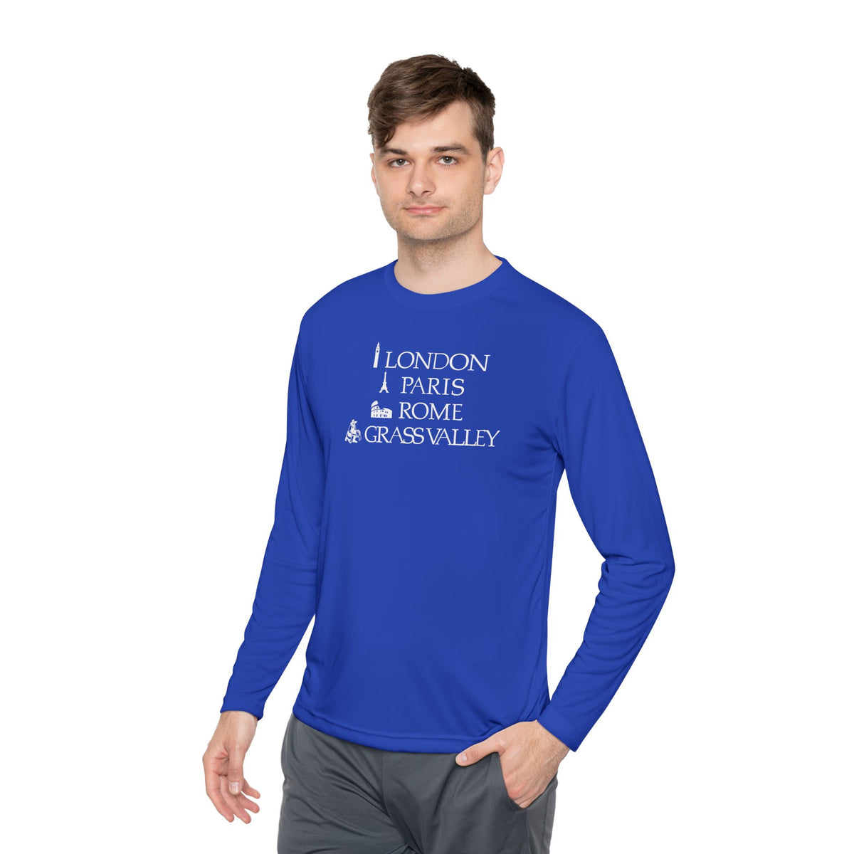 London Paris Rome Grass Valley Long Sleeve Tee v2