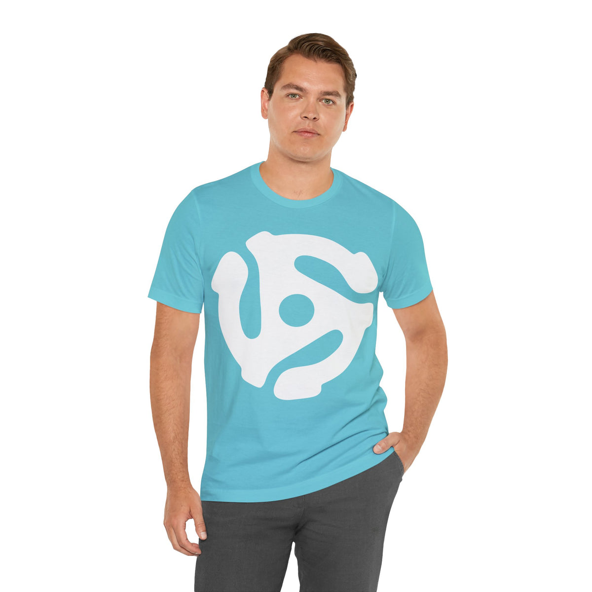 45rpm Record Adapter Large White