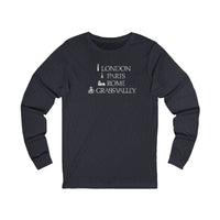 London Paris Rome Grass Valley Long Sleeve Tee