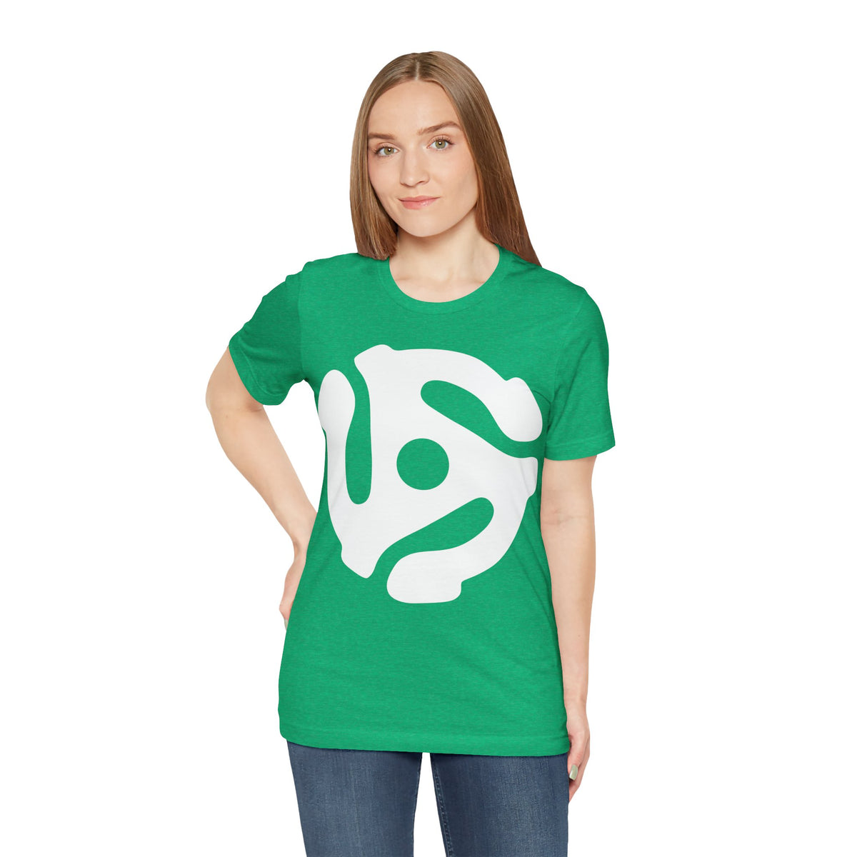 45rpm Record Adapter Large White