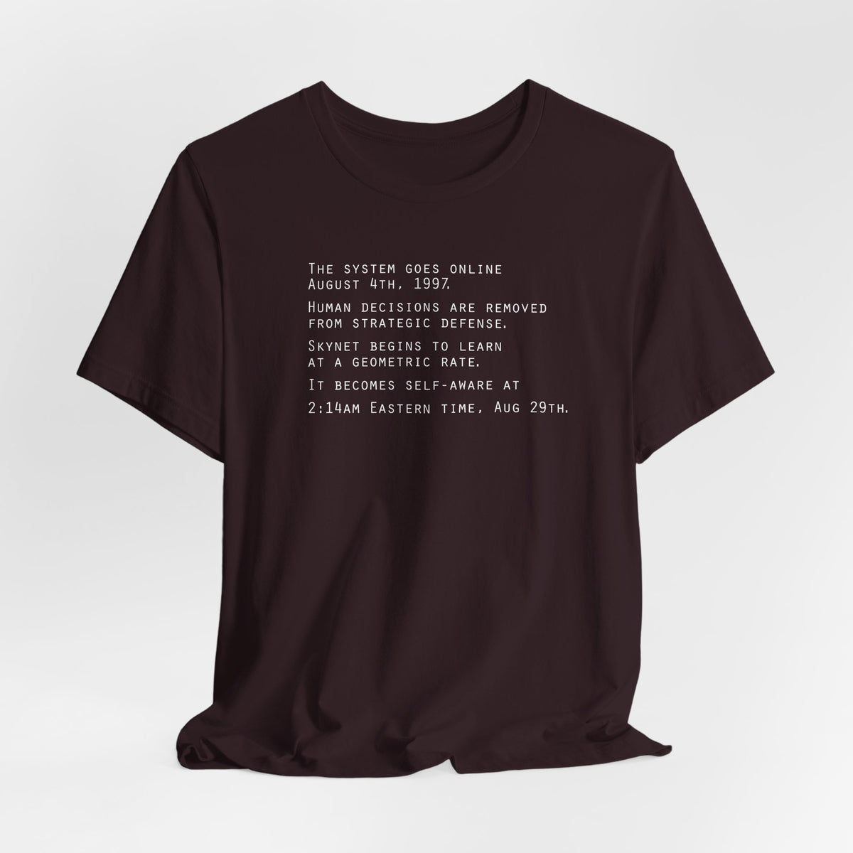 The system goes online Aug. 4, 1997 (Skynet)
