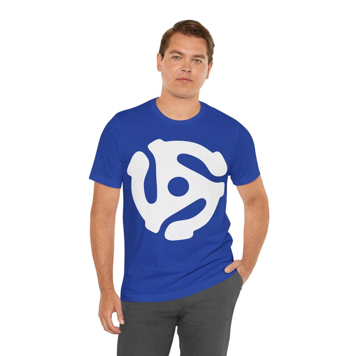 45rpm Record Adapter Large White