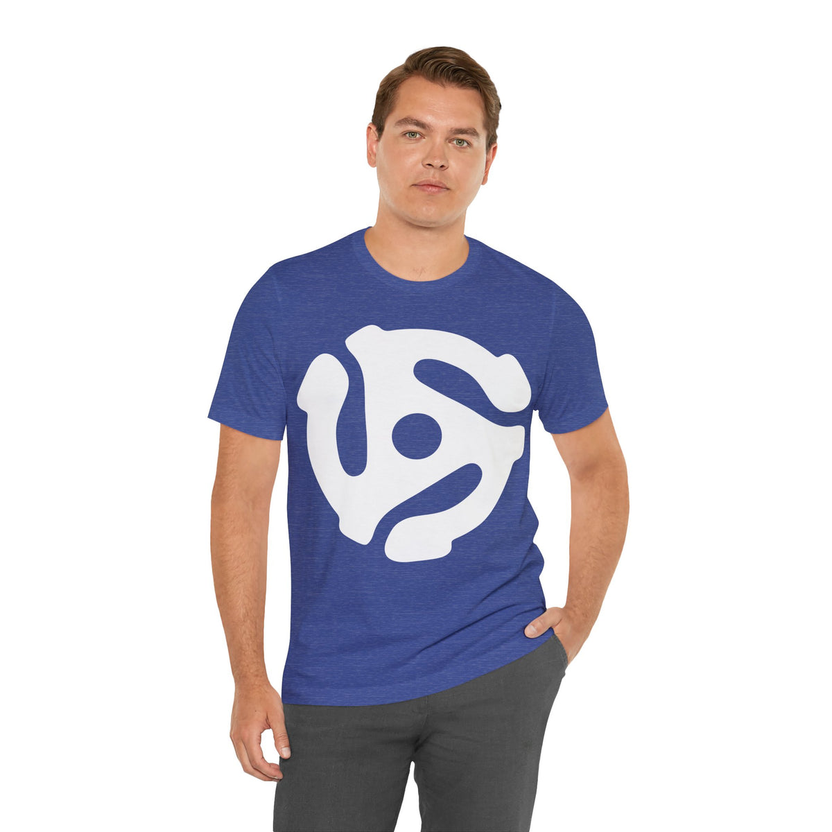 45rpm Record Adapter Large White