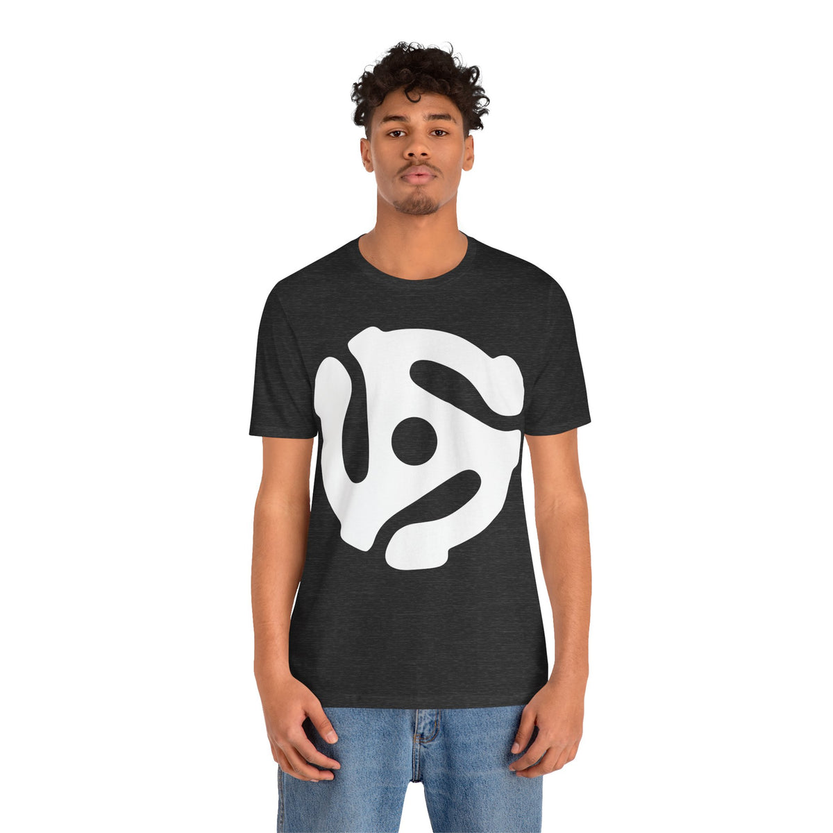 45rpm Record Adapter Large White