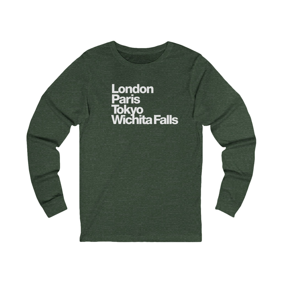 London Paris Tokyo Wichita Falls Long Sleeve TShirt