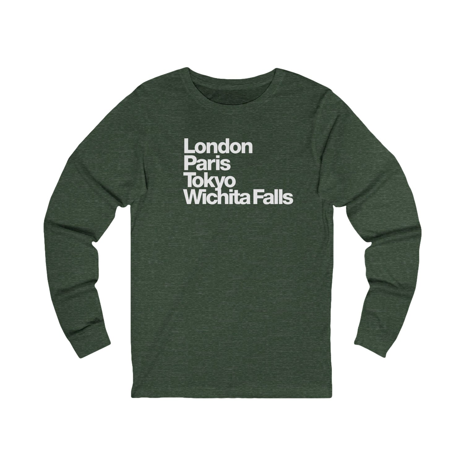 London Paris Tokyo Wichita Falls Long Sleeve TShirt
