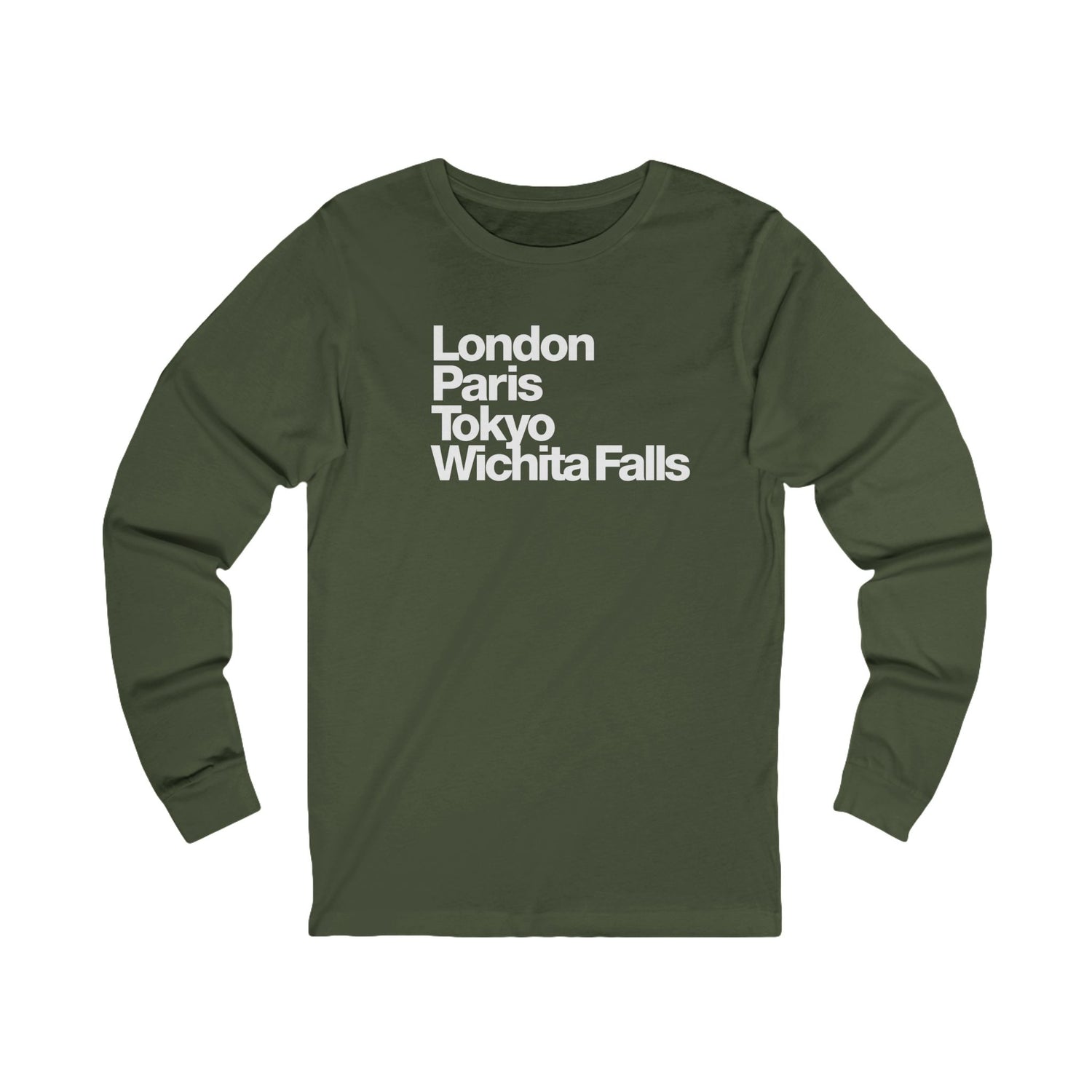 London Paris Tokyo Wichita Falls Long Sleeve TShirt