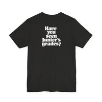 Have you seen Junior's grades? F/B Logo Right