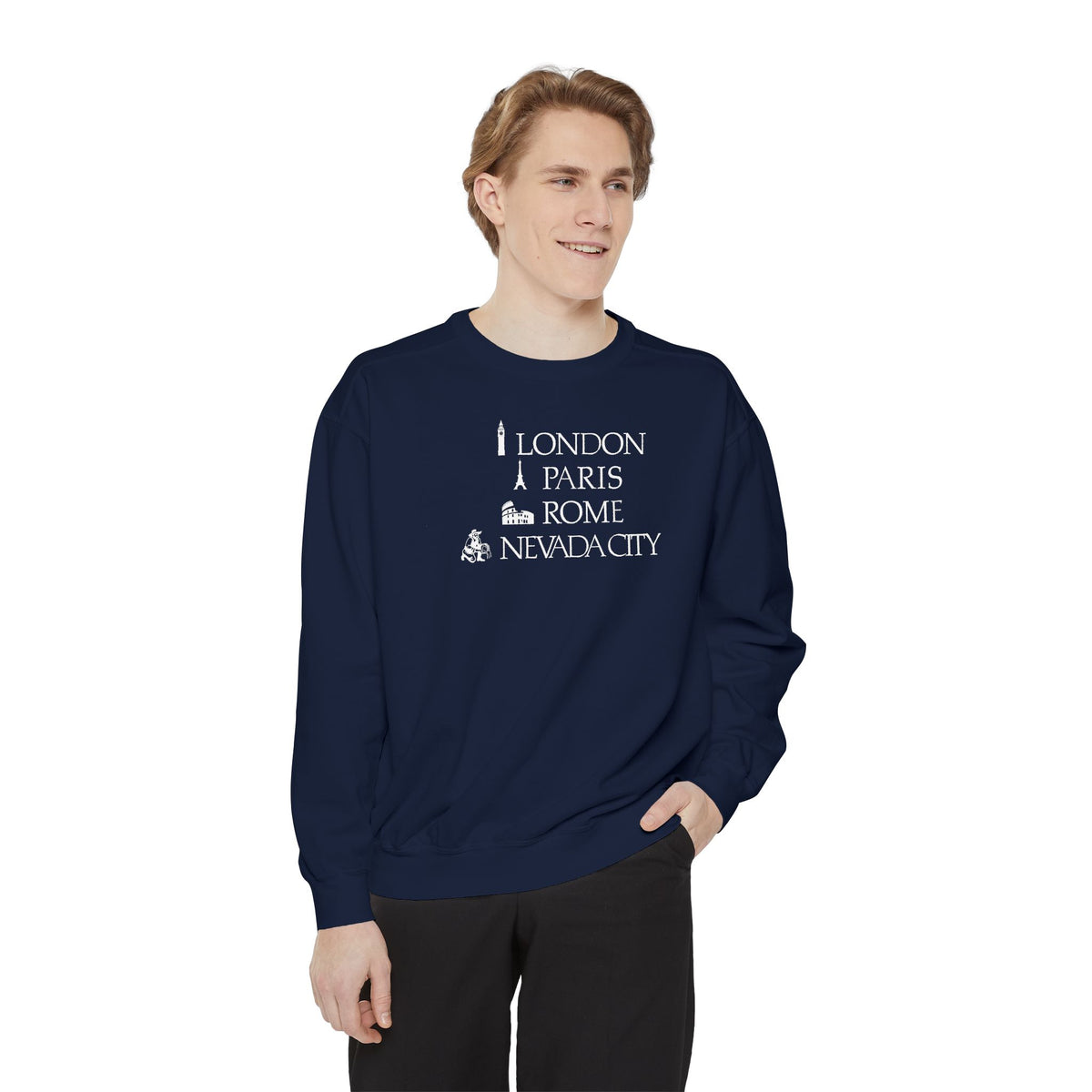London Paris Rome Nevada City Sweatshirt v3