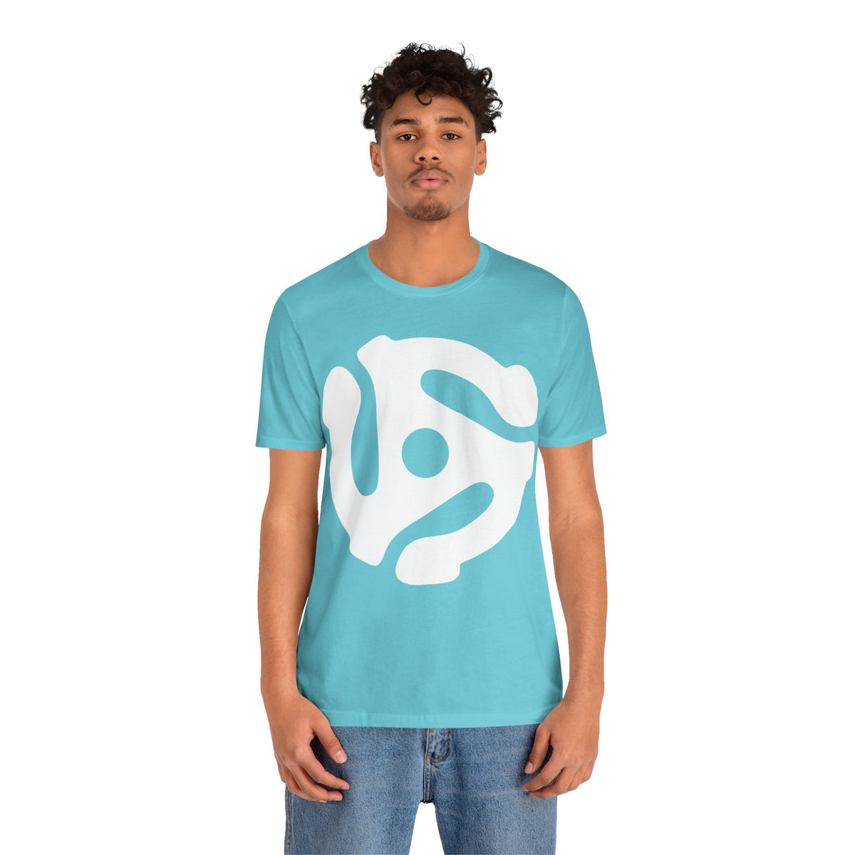 45rpm Record Adapter Large White