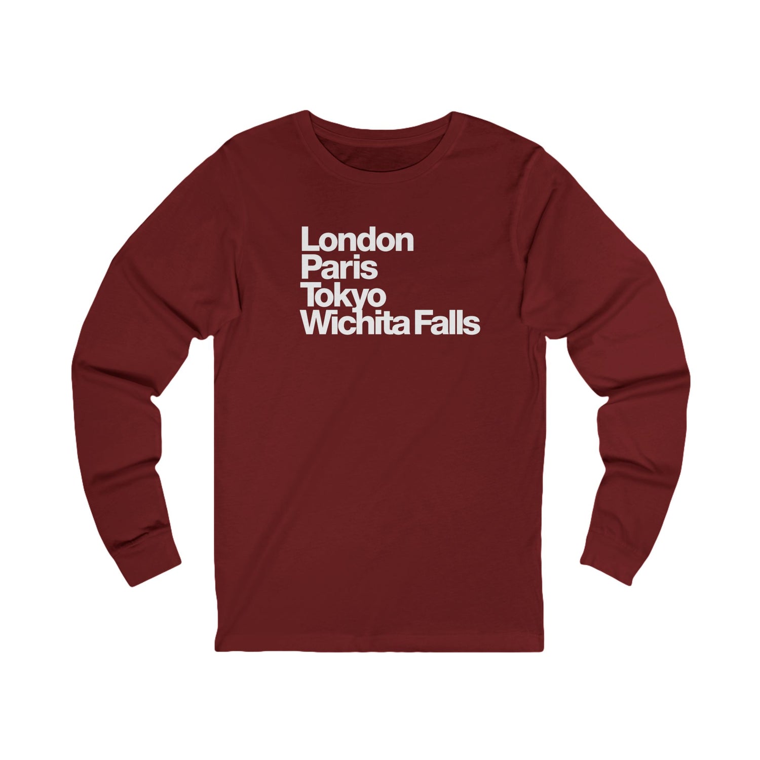London Paris Tokyo Wichita Falls Long Sleeve TShirt