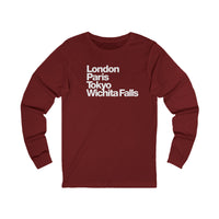 London Paris Tokyo Wichita Falls Long Sleeve TShirt