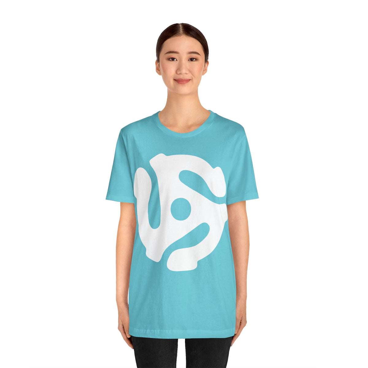 45rpm Record Adapter Large White