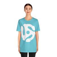 45rpm Record Adapter Large White