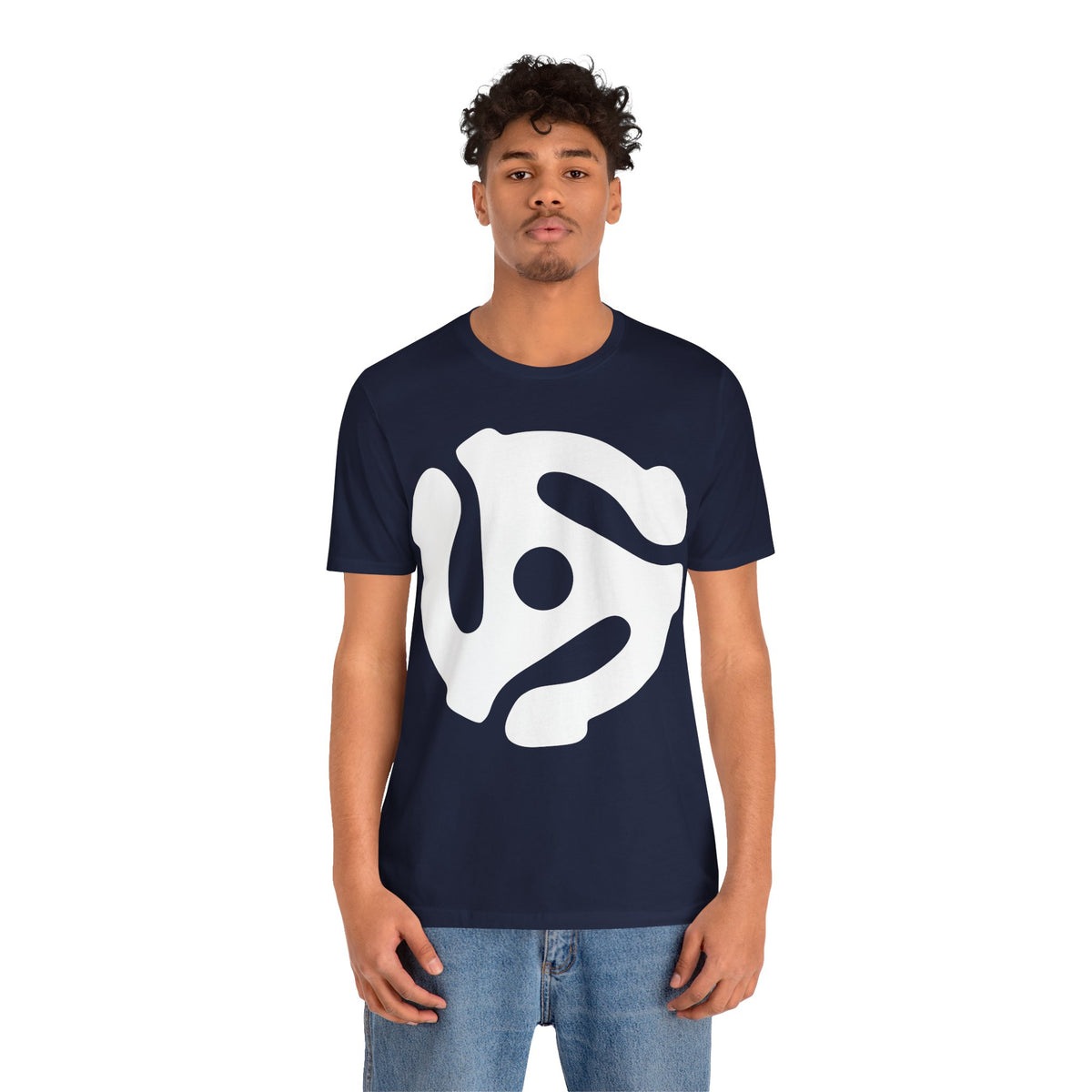 45rpm Record Adapter Large White