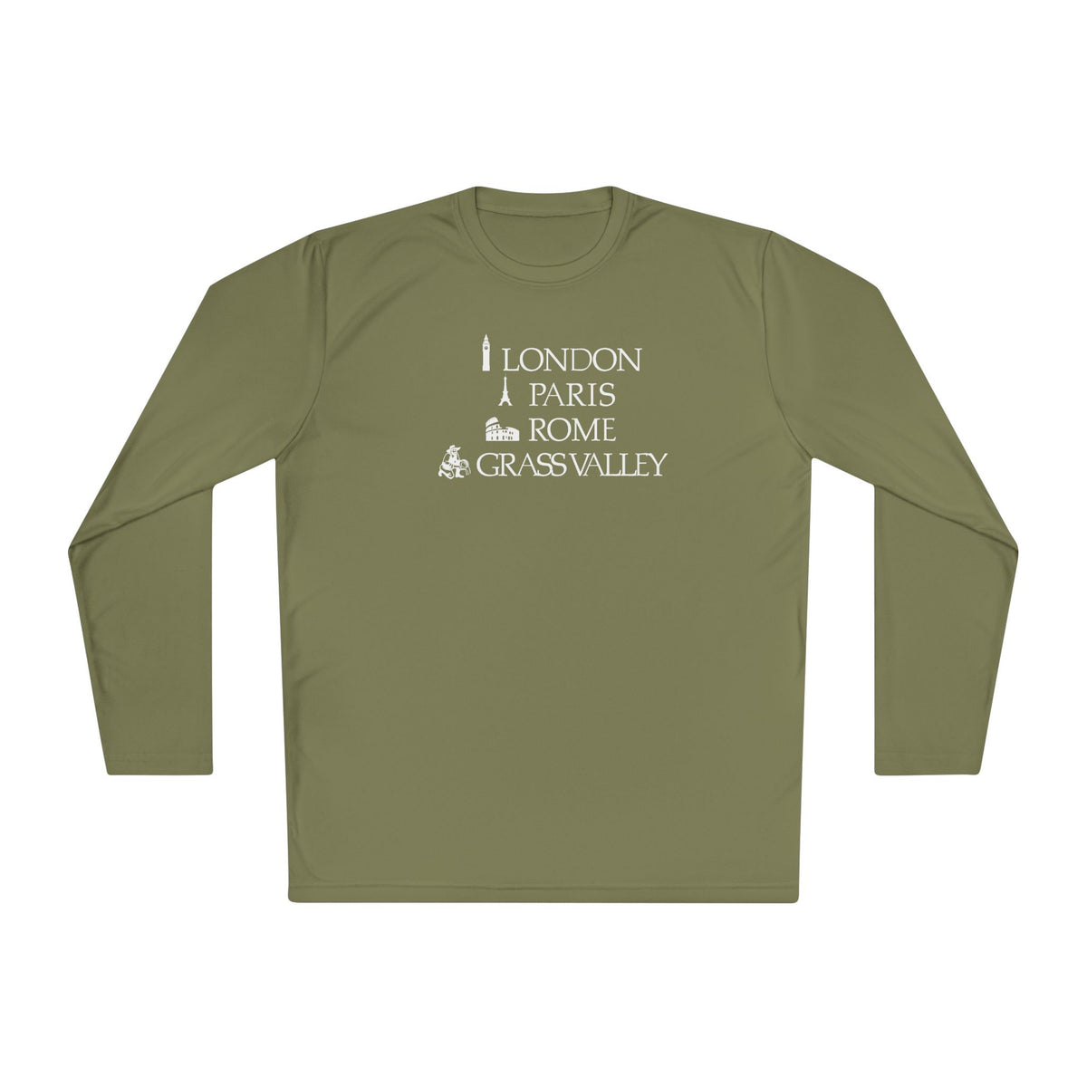 London Paris Rome Grass Valley Long Sleeve Tee v2