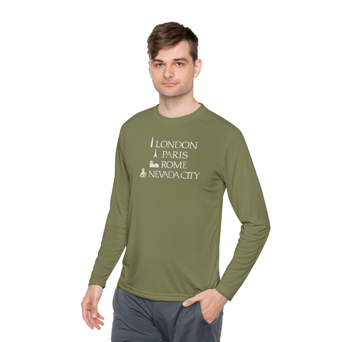 London Paris Rome Nevada City Long Sleeve Tee v2
