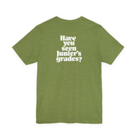 Have you seen Junior's grades? F/B Logo Right